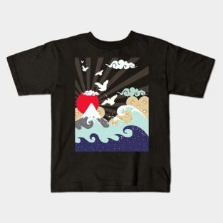 The Land of the Rising Sun Kids T-Shirt